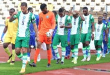 Super Eagles team ahead of AFCON qualifier