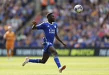 Leicester City's Wilfred Ndidi during the Sky Bet Championship