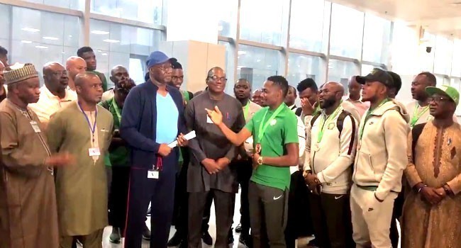 Super Eagles Arrive Nigeria 2019 AFCON